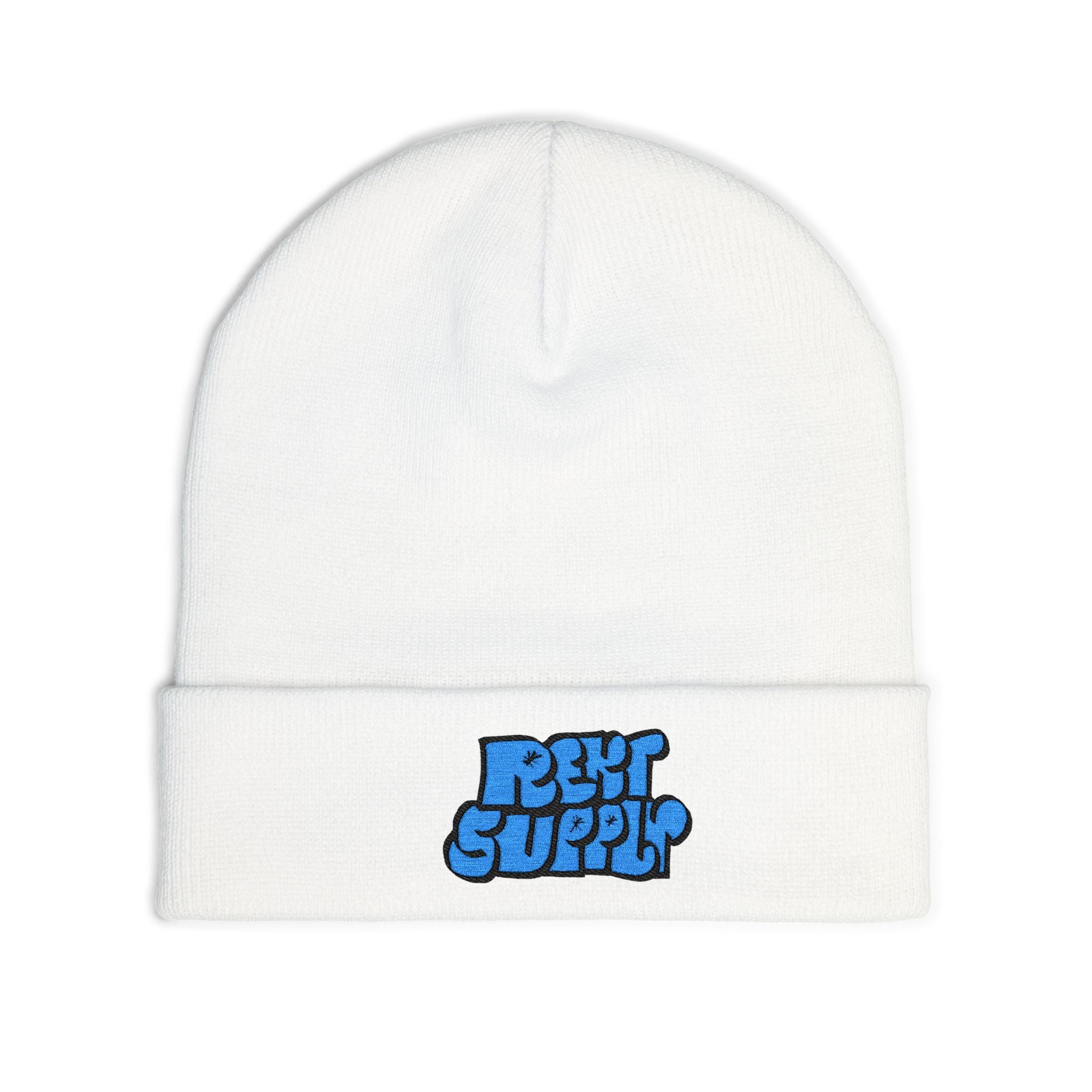Embroidered Throw Up Beanie