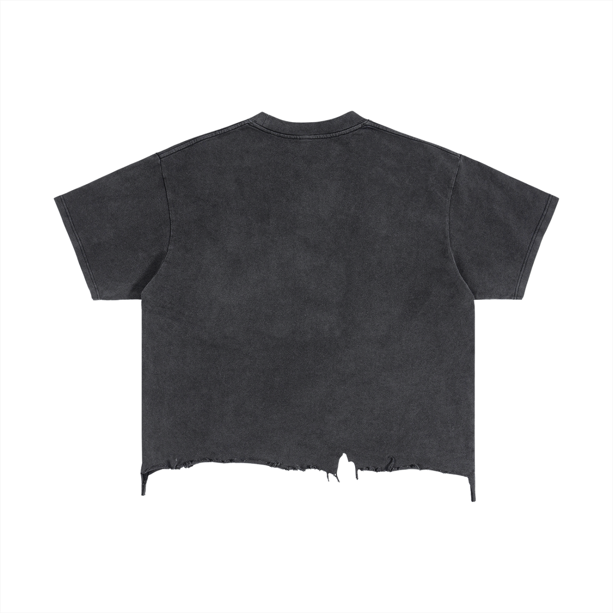 Distressed,Ripped,Tee,Cross Hatch
