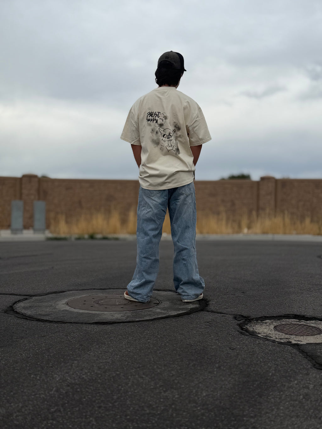Splattered Heavyweight Tee
